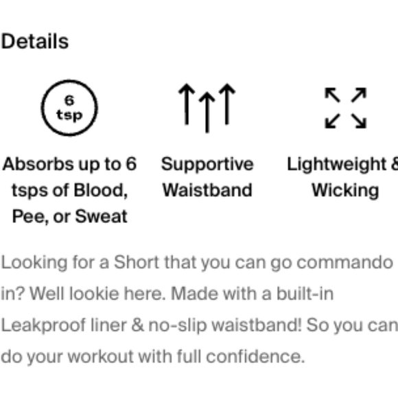 Knix LeakStrong Leakproof Short - Picture 2 of 9